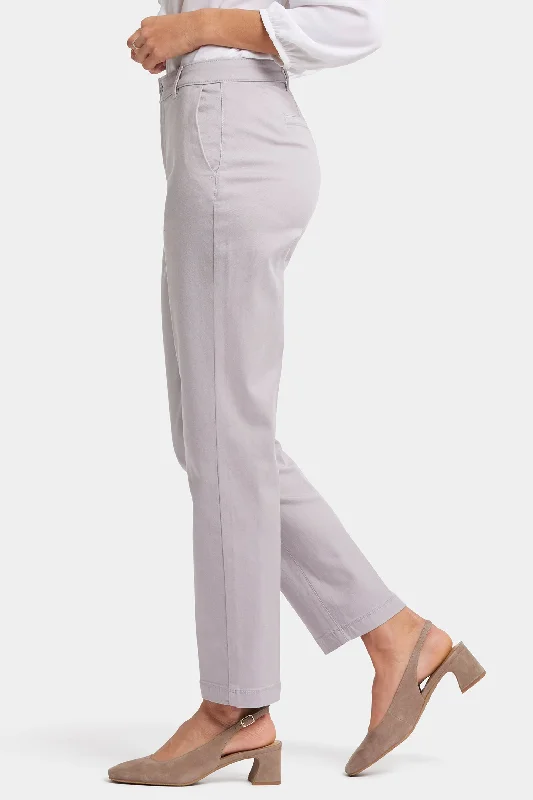 Sadie Slim Pant - Pearl Grey