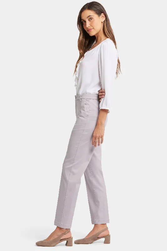 Sadie Slim Pant - Pearl Grey