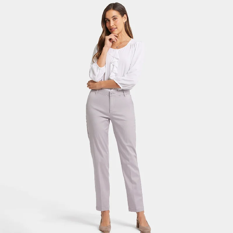 Sadie Slim Pant - Pearl Grey