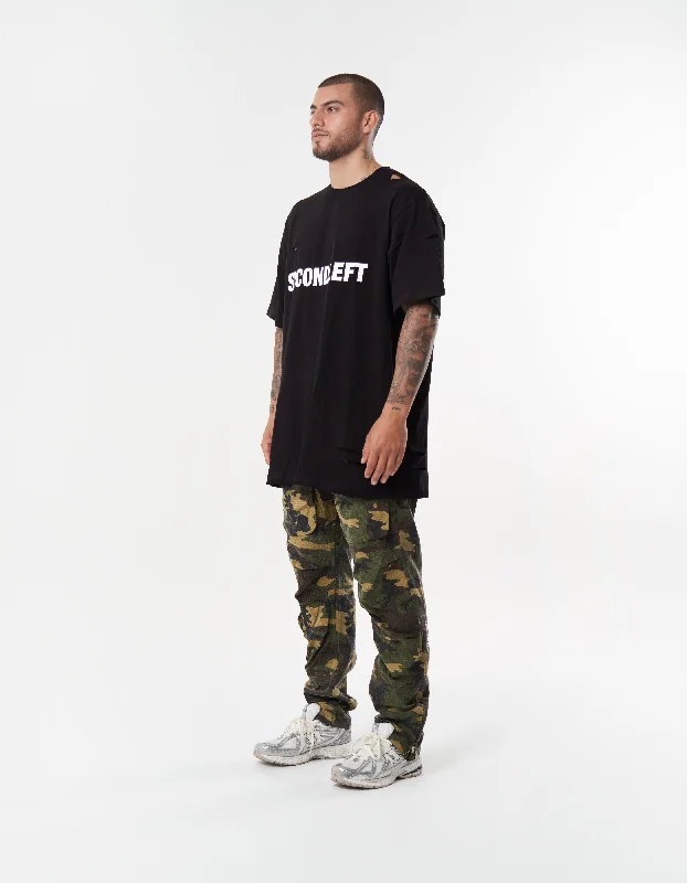 S1 Distressed Tee - Black