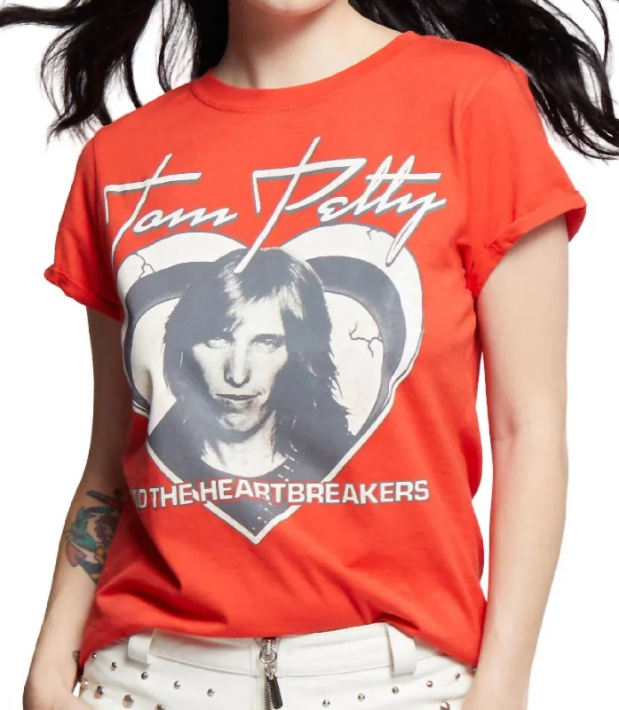 Tom Petty Tee In Paprika