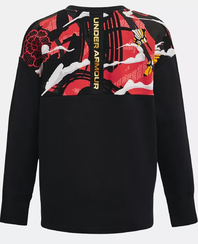 Women's UA Rival Fleece CNY Crew 1362620-001